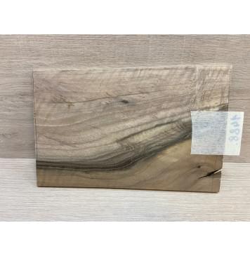 Орех Грецкий заготовка накладки на головку грифа Смешанный АА 5.3х140-130х205 мм-4