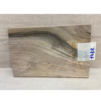 Орех Грецкий заготовка накладки на головку грифа Смешанный АА 5.3х140-130х205 мм-6