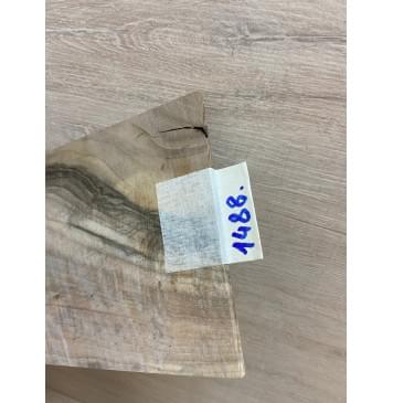 Орех Грецкий заготовка накладки на головку грифа Смешанный АА 5.3х140-130х205 мм-5