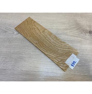 Ясень Белый Волнистый заготовка накладки на головку грифа Смешанный ААА Волна ААА 5.5х90х2705 мм-3