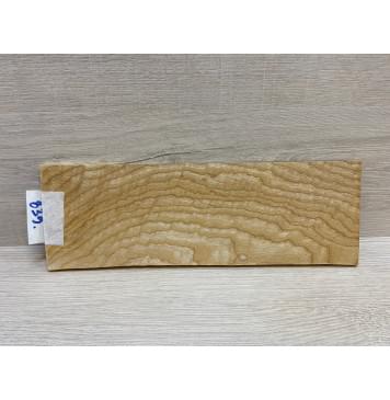 Ясень Белый Волнистый заготовка накладки на головку грифа Смешанный ААА Волна ААА 5.5х90х2705 мм-7