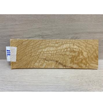 Ясень Белый Волнистый заготовка накладки на головку грифа Смешанный ААА Волна ААА 4.5х90х270 мм-6