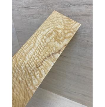 Ясень Белый Волнистый заготовка накладки на головку грифа Смешанный ААА Волна ААА 4.5х90х270 мм-5