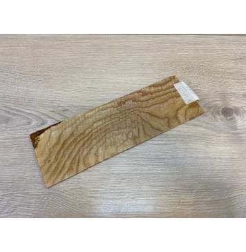 Ясень Белый Волнистый заготовка накладки на головку грифа Смешанный ААА Волна ААА 4х90х270 мм-3