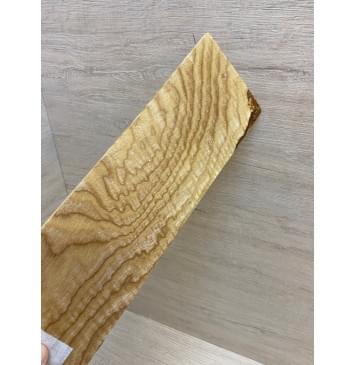 Ясень Белый Волнистый заготовка накладки на головку грифа Смешанный ААА Волна ААА 4х90х270 мм-6