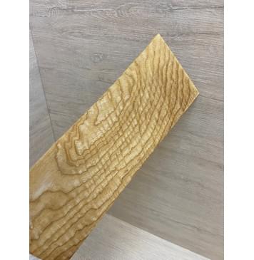 Ясень Белый Волнистый заготовка накладки на головку грифа Смешанный ААА Волна ААА 5х90х270 мм-0