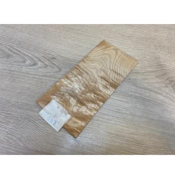 Клён Белый Явор, Волнистый заготовка накладки на головку грифа Тангент ААА Волна АА 6х95х200 мм-5