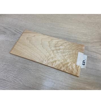 Клён Белый Явор, Волнистый заготовка накладки на головку грифа Тангент АА Волна АА 7.5х108х220 мм-8