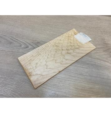 Клён Белый Явор, Волнистый заготовка накладки на головку грифа Тангент АА Волна АА 7.5х108х220 мм-7