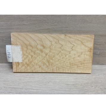 Клён Белый Явор, Волнистый заготовка накладки на головку грифа Тангент АА Волна АА 7.5х108х220 мм-5