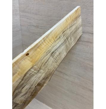 Тополь Болотный Волнистый заготовка накладки на головку грифа Смешанный ААА Волна АА 6.5х80-125х255 мм-6