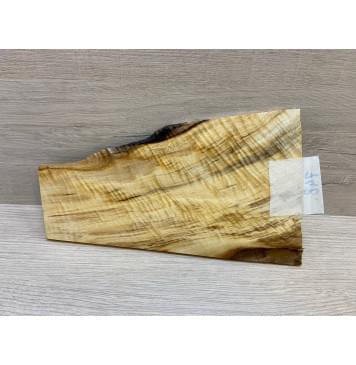 Тополь Болотный Волнистый заготовка накладки на головку грифа Смешанный ААА Волна ААА 6х65-120х220 мм-0