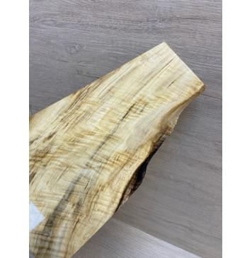 Тополь Болотный Волнистый заготовка накладки на головку грифа Смешанный ААА Волна ААА 6х65-120х220 мм-5