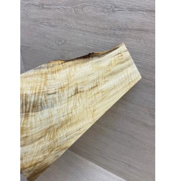 Тополь Болотный Волнистый заготовка накладки на головку грифа Смешанный ААА Волна ААА 6х65-120х220 мм-6