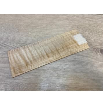 Клён Белый Явор, Волнистый заготовка накладки на головку грифа Радиал ААА Волна А 5х96х275 мм-4