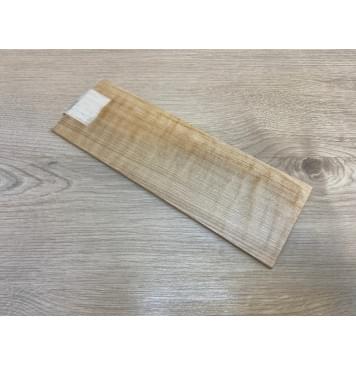 Клён Белый Явор, Волнистый заготовка накладки на головку грифа Радиал ААА Волна А 5х96х275 мм-5