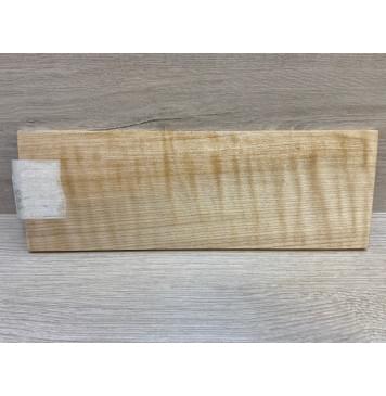 Клён Белый Явор, Волнистый заготовка накладки на головку грифа Радиал ААА Волна А 5х96х275 мм-7