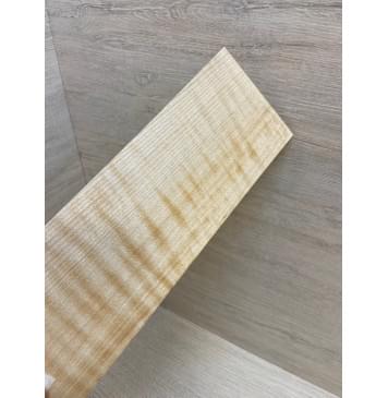 Клён Белый Явор, Волнистый заготовка накладки на головку грифа Радиал ААА Волна А 5х96х275 мм-6