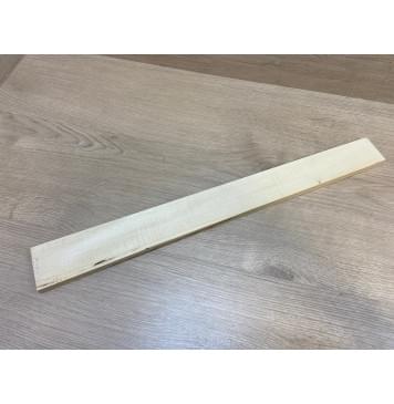 Клён Белый Явор, Волнистый заготовка накладки для электрогитары Радиал А Волна А 12х60-50х550 мм-12
