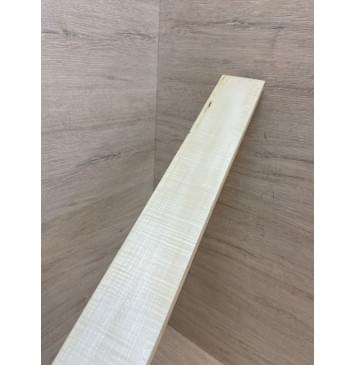 Клён Белый Явор, Волнистый заготовка накладки для электрогитары Радиал А Волна А 12х60-50х550 мм-10