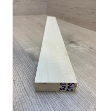 Клён Белый Явор, Волнистый заготовка грифа для Безголовой гитары Радиал А Волна АА 24х71-54х555 мм (АКЦИЯ)-2