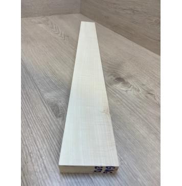 Клён Белый Явор, Волнистый заготовка грифа для Безголовой гитары Радиал А Волна АА 24х71-54х555 мм (АКЦИЯ)-4