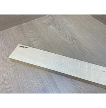 Клён Белый Явор, Волнистый заготовка грифа для Безголовой гитары Радиал А Волна АА 24х71-54х555 мм (АКЦИЯ)-14