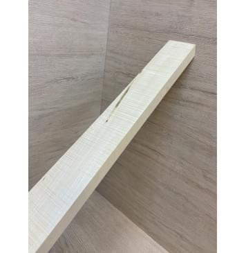 Клён Белый Явор, Волнистый заготовка грифа для Безголовой гитары Радиал А Волна АА 24х71-54х555 мм (АКЦИЯ)-7