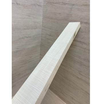 Клён Белый Явор, Волнистый заготовка грифа для Безголовой гитары Радиал А Волна АА 24х71-54х555 мм (АКЦИЯ)-3