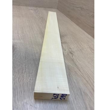 Клён Белый Явор, Волнистый заготовка грифа для Безголовой гитары Радиал ААА Волна А 27х66-50х562 мм-2