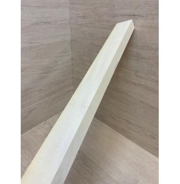 Клён Белый Явор, Волнистый заготовка грифа для Безголовой гитары Радиал ААА Волна А 27х66-50х562 мм-3