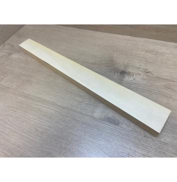 Клён Белый Явор, Волнистый заготовка грифа для Безголовой гитары Радиал ААА Волна А 27х66-50х562 мм-4