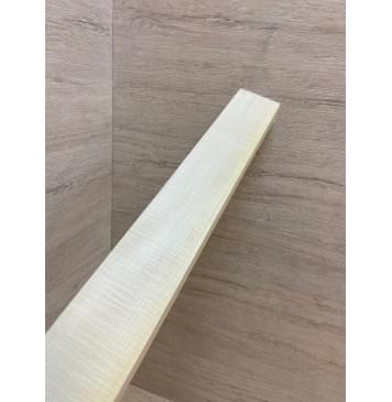 Клён Белый Явор, Волнистый заготовка грифа для Безголовой гитары Радиал ААА Волна А 27х66-50х562 мм-11