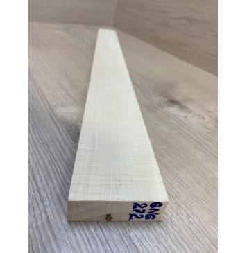 Клён Белый Явор, Волнистый заготовка грифа для Безголовой гитары Радиал А Волна АА 23х65-45х555 мм (АКЦИЯ)-1