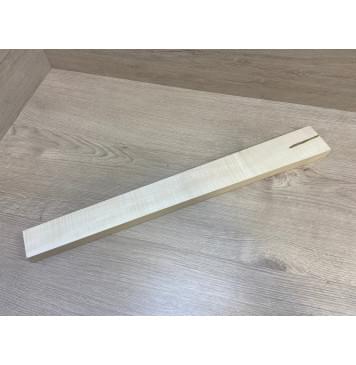 Клён Белый Явор, Волнистый заготовка грифа для Безголовой гитары Радиал А Волна АА 23х65-45х555 мм (АКЦИЯ)-6