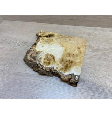 Тополь Белолистка Кап Универсальная заготовка под заливку Смешанный ААА 28х215х230 мм-3