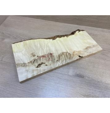 Клён Американский Волнистый заготовка на топ под заливку Смешанный АА Волна А 20х160-220х440 мм (1 шт под распил)-0