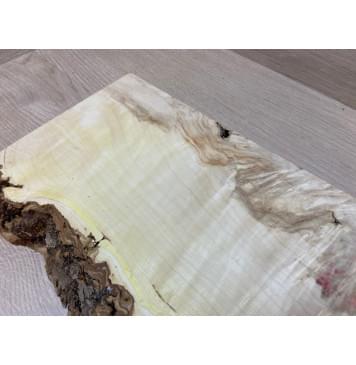 Клён Американский Волнистый заготовка на топ под заливку Смешанный АА Волна А 20х160-220х440 мм (1 шт под распил)-4