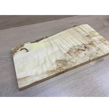 Клён Американский Волнистый заготовка на топ под заливку Смешанный АА Волна А 20х160-220х440 мм (1 шт под распил)-7