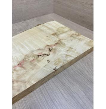 Клён Американский Волнистый заготовка на топ под заливку Смешанный АА Волна А 20х160-220х440 мм (1 шт под распил)-10