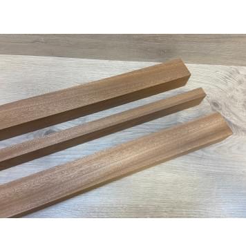 Сапели заготовка грифа электрогитары Радиал ААА 38х(50-20-50)х770 мм - из 3х частей-1