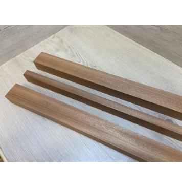 Сапели заготовка грифа электрогитары Радиал ААА 38х(50-20-50)х770 мм - из 3х частей-2