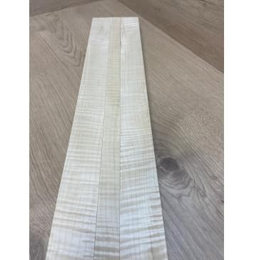 Клен Белый Явор, Волнистый заготовка грифа безголовой гитары Радиал АА Волна ААА 25.5х(40-21-40)х575 мм - из 3х частей (АКЦИЯ)-5