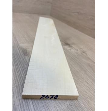 Клён Белый заготовка накладки для электрогитары Смешанный ААА 10х95х610 мм-1