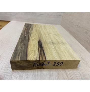 Корина Чёрная заготовка корпуса для Тревел гитары Смешанный А 47х252х440 мм (массив) Корина Чёрная заготовка корпуса для Тревел гитары Смешанный А 47х252х440 мм (массив)-1