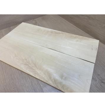 Клён Белый Явор, Волнистый заготовка на топ Смешанный ААА Волна А 8.3х160х525 мм - 2 шт. (книжкой)-10