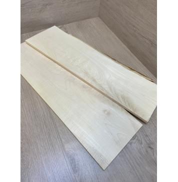 Клён Белый Явор, Волнистый заготовка на топ Смешанный ААА Волна А 8.3х160х525 мм - 2 шт. (книжкой)-11