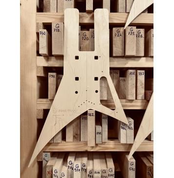 Jackson RR 7, Мензура 26.5", 24 лада, комплект для фрезеровки гитары, фанера 8мм-4