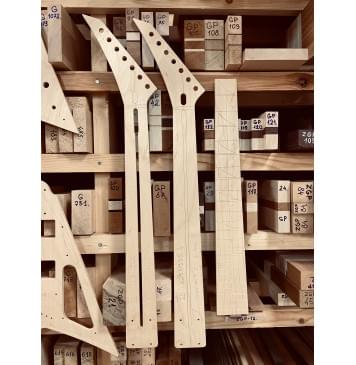 Jackson RR 7, Мензура 26.5", 24 лада, комплект для фрезеровки гитары, фанера 8мм-8