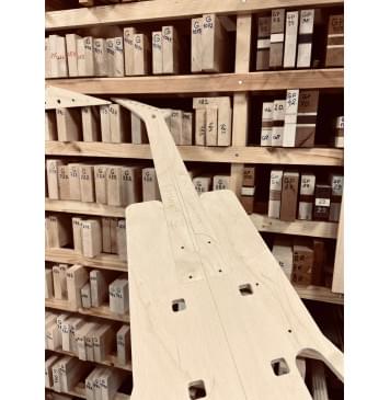 Jackson RR 7, Мензура 26.5", 24 лада, комплект для фрезеровки гитары, фанера 8мм-2